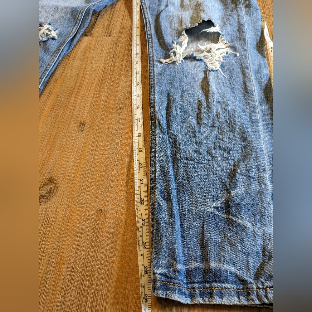3 FOR 25$! Anthropologie Pilcro Jeans Slim High Rise Destroyed SIZE 27 - Picture 13 of 14